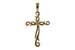 C042-76953: CROSS PENDANT .01 BR