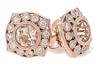 C224-58753: EARR .75 MORGANITE .98 TGW
