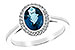 C225-46935: LDS RG 1.27 LONDON BLUE TOPAZ 1.42 TGW