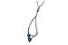 C225-52380: NECK .83 BLUE TOPAZ 1.00 TGW