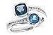 C225-54262: LDS RG 1.55 TW BLUE TOPAZ 1.70 TGW