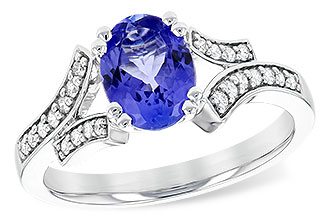 C226-43362: LDS RG 1.15 TANZANITE 1.30 TGW