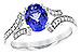 C226-43362: LDS RG 1.15 TANZANITE 1.30 TGW