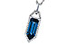 C309-11462: NECK 2.95 LONDON BLUE TOPAZ 3.12 TGW