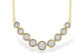 C309-12426: NECKLACE .75 TW