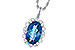 C309-17871: NECK 3.60 LONDON BLUE TOPAZ 3.77 TGW (12x8MM LBT)