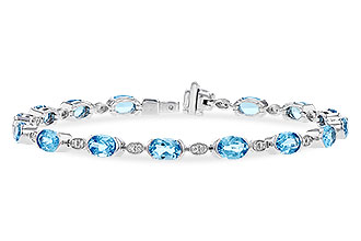 C310-00553: BRACELET 7.80 SWISS BLUE TOPAZ 7.96 TGW