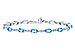 C310-00553: BRACELET 7.80 SWISS BLUE TOPAZ 7.96 TGW