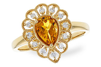 C310-03353: LDS RG .62 CITRINE .75 TGW