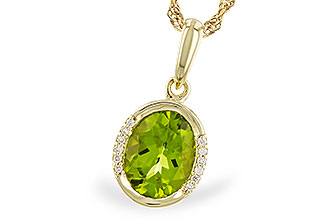 C310-04253: NECKLACE 1.72 TW PERIDOT 1.75 TGW (9x7 PER)