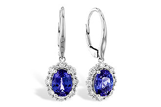 C310-05098: EARR 1.28 TW TANZANITE 1.72 TGW (7x5 OVAL)