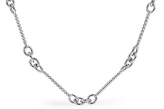 C310-06080: TWIST CHAIN (18IN, 0.8MM, 14KT, LOBSTER CLASP)
