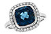 C310-06944: LDS RG 3.85 LONDON BLUE TOPAZ 4.15 TGW (9MM LBT)