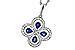 C310-93317: NECKLACE .68 SAPPHIRE TW .96 TGW
