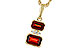 C310-93335: NECK .98 TW GARNET 1.01 TGW