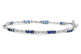 C310-96953: BRACELET 2.10 SAPPHIRE 2.75 TGW (7")