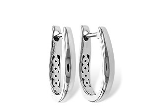 C310-96980: GOLD EARRINGS (15MM)