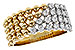C310-96998: LDS DIA WED RG .50 TW
