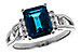 C310-97844: LDS RG 2.42 LONDON BLUE TOPAZ 2.50 TGW (9x7MM LBT)