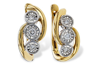 C310-98744: EARRINGS .25 TW