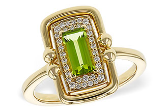 C310-99653: LDS RG .72 PERIDOT .84 TGW (8x4MM PER)