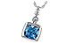 D225-50589: NECK 1.45 BLUE TOPAZ 1.49 TGW