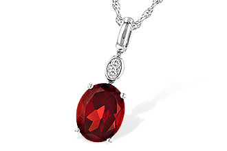 D226-44271: NECK 2.90 GARNET 2.93 TGW (10x8MM GAR)