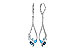 D309-13335: EARR 1.08 BLUE TOPAZ 1.35 TGW