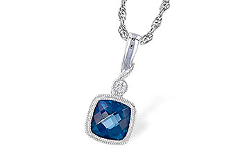 D310-00553: NECK 1.05 LONDON BLUE TOPAZ 1.07 TGW