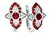 D310-00580: EARR .78 TW RUBY .90 TGW