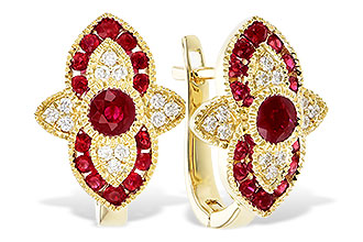 D310-00580: EARR .78 TW RUBY .90 TGW