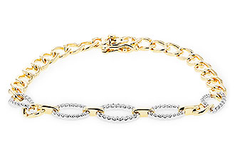 D310-02407: BRACELET .75 TW (INCLUDES BAR LINKS)