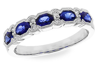 D310-06044: LDS WED RG .92 SAPPHIRE 1.04 TGW (4x3MM SAPP)