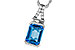 D310-06944: NECK 2.64 LONDON BLUE TOPAZ 2.80 TGW (9x7MM BT)