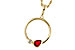 D310-93344: NECKLACE .24 RUBY .26 TGW