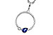 D310-93353: NECKLACE .26 SAPPHIRE .28 TGW