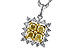 D310-95135: NECK .76 FANCY YELLOW DIAMONDS 1.09 TW