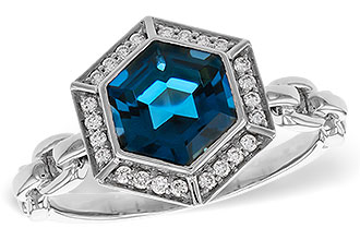 D310-96953: LDS RG 2.03 LONDON BLUE TOPAZ 2.14 TGW (7.5MM LBT)