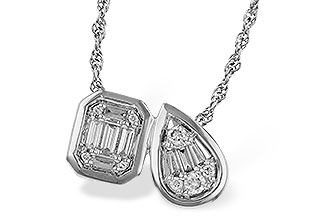 D310-98789: NECKLACE .17 BAG .25 TW