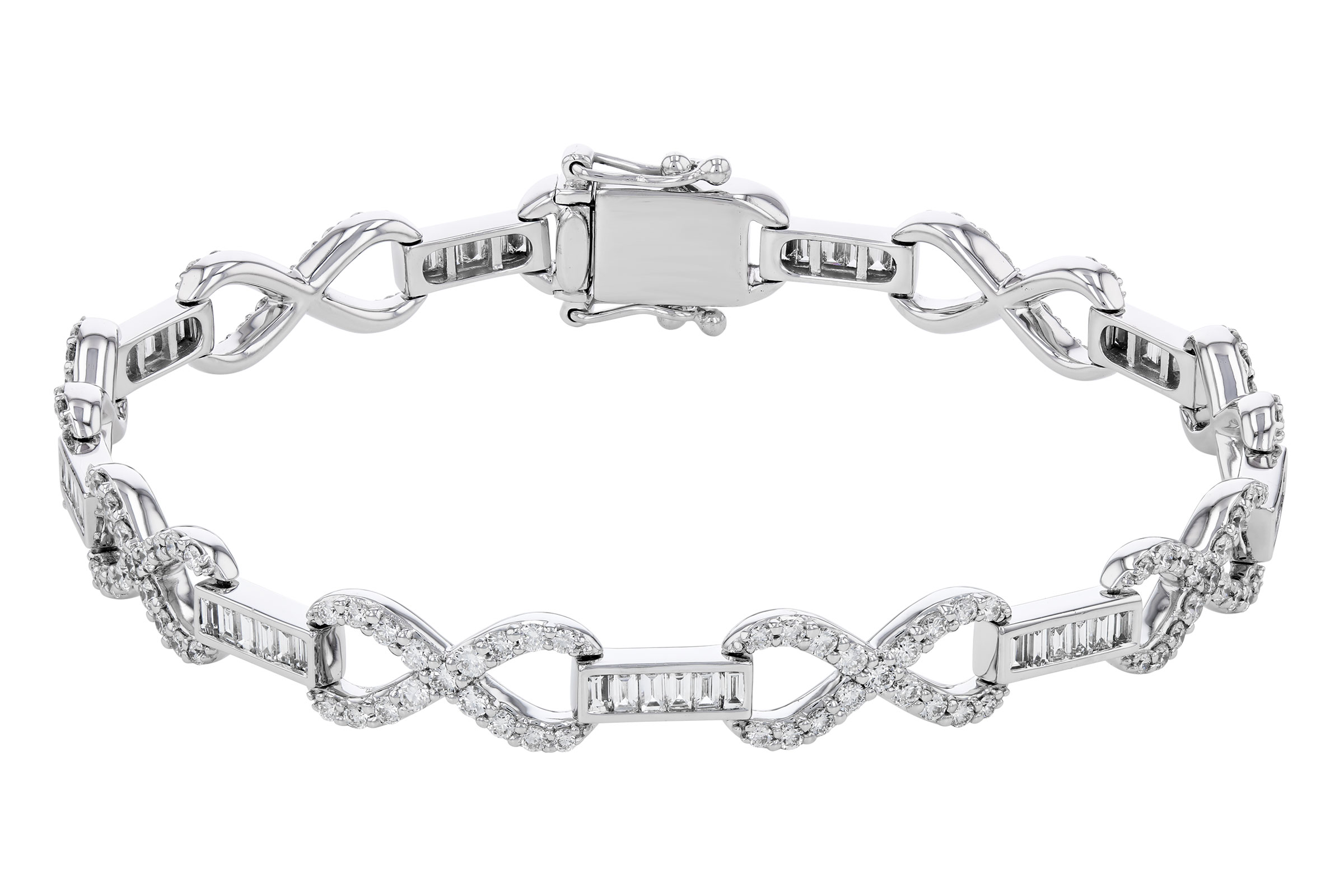 D311-84244: BRACELET 1.00 TW BAG 2.45 TW (7")