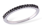 E220-98798: LDS WED RG .16 TW BLACK DIAS