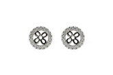 E223-67835: EARRING JACKETS .24 TW (FOR 0.75-1.00 CT TW STUDS)