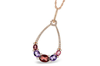 E223-67898: NECK 1.47 SEMI-PRECIOUS 1.67 TGW