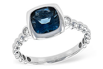 E225-53280: LDS RG 1.58 LONDON BLUE TOPAZ 1.66 TGW