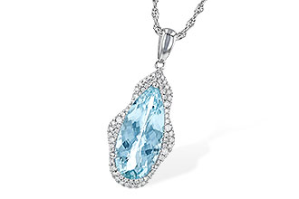 E226-42398: NECK 3.97 AQUAMARINE 4.20 TGW