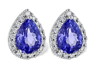 E226-42444: EARR 1.15 TW TANZANITE 1.32 TGW