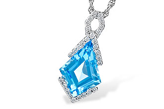 E309-11462: NECK 2.40 BLUE TOPAZ 2.53 TGW