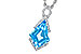 E309-11462: NECK 2.40 BLUE TOPAZ 2.53 TGW