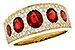 E309-13298: LDS WED RG 1.60 TW RUBY 2.00 TGW
