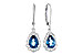 E309-16998: EARR 1.48 TW LONDON BLUE TOPAZ 1.63 TGW